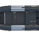 Лодка ПВХ Heavy Duty 470 AL Badger (Цвет-Лодка Черный) HD470 Badger Boat