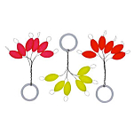 Kali kunnan 49866 Mini Link Скрепки Для Бумаг Красный Red (6 pcs) 6 x 14 mm 