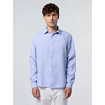 North sails 664368-0757-XXL Рубашка с длинным рукавом 664368 Фиолетовый Light Blue 2XL