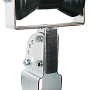 Large central roller w. adjust. bracket 80 x 80 mm 02.031.01