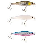 Mustad LVTW-140F-002 Поверхностный стикбейт Vertebrata 42g 140 mm Серебристый 002