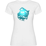 Kruskis 11502102xxls073 Женская футболка с коротким рукавом Underwater Dream White 30x25x2 2XL