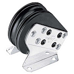 Harken 206 Upright Lead Block 2.25´´ Серебристый Black / Silver