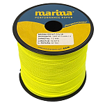 Marina performance ropes 1500.50/AMN2 Marina Pes HT Color 50 m Двойная плетеная веревка Золотистый Neon Yellow 2 mm 