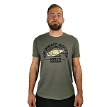 Molix sbdtdg-2xl Футболка с коротким рукавом Swimbait Division Dark Green 30x20x5