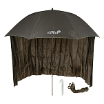 Carp expert 73749256 Logo Ветрозащитный зонт Коричневый Green 250 cm