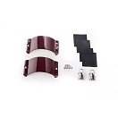 Купить Стопор щелевой для гика Clamcleat Unifiber CL244S1 c нейлоновым зажимом стрелы Ø36-37мм для троса Ø3-5мм 42x22x20мм из серого алюминия 7ft.ru в интернет магазине Семь Футов