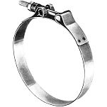 Shields 88-7204000 Exhaust T-Bolt Band Зажим Зажим Серебристый Silver 10.16 cm 