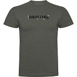 Kruskis CA65500538C079 Футболка с коротким рукавом Sealife Lover Зеленый Dark Army Green 2XL