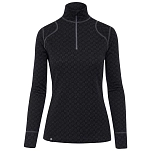 Thermowave xtrm442-990-s Базовый слой с длинным рукавом Merino Xtreme Zip Black / Dark Grey Melange 30x25x2