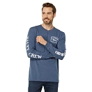 Купить Salty crew 20135284-NVYHEA-S Футболка с длинным рукавом Stealth Standard Голубой Navy Heather S 7ft.ru в интернет магазине Семь Футов