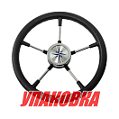 Рулевое колесо RIVA RSL обод черный, спицы серебряные д. 360 мм (упаковка из 15 шт.) Volanti Luisi VN735022-01_pkg_15