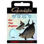 Gamakatsu 140274-01400-00012-00 Booklet Allround 1310N Палатка Крюк 0.120 мм Серый Nickel 14 