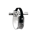 Крепление для спасательного круга на рейлинг/стену 152х51мм Ø105мм из окрашенного белым алюминия