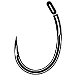 Carp spirit ACS350104-UNIT безухий лопаточный крючок Round Curve Grey 6