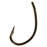 The one fishing 41617-108 Однобородный крючок с бородкой Curve Shank Black Nickel 8