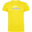 Купить Kruskis CA65500603K038 Футболка с коротким рукавом Carpfishing Желтый Yellow 3XL 7ft.ru в интернет магазине Семь Футов