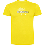 Kruskis CA65500603K038 Футболка с коротким рукавом Carpfishing Желтый Yellow 3XL