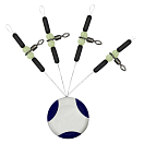 Купить Colmic GMR04001 пробки Diamond Impressed Green Beads Stick  Black S 7ft.ru в интернет магазине Семь Футов