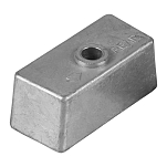 Цинковый анод Tecnoseal 00928 64x30x27мм прямоугольный для двигателей Johnson-Evinrude-OMC Cobra 250-300лс