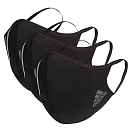 Купить adidas HF7045/S 3 4 3 Единицы Маска для лица Черный Black / White S 7ft.ru в интернет магазине Семь Футов