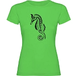 Kruskis 11502280lk211 Женская футболка с коротким рукавом Seahorse Tribal Light Green 30x25x2