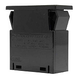 Pros NPE-039 Mini Rocker Заглушка модуля автоматического выключателя Черный Black