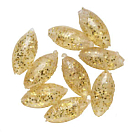 Купить Daiwa PE404013 Овальные силиконовые бусины 15 единицы измерения Золотистый Gold Glitter 6 x 12 mm  7ft.ru в интернет магазине Семь Футов