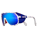 Pit viper E-GP-THEMRKA-Z87 The Merika Grand Prix Солнцезащитные Очки Blue Revo Mirror Z87/CAT3