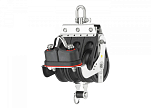 SPRENGER S Mainsheet Block with Swivel, Becket and Cleat / 12 mm / plain bearing 44582-bvs