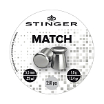Stinger STP00355 Match 250 единицы измерения Серебристый Silver 5.5 mm 