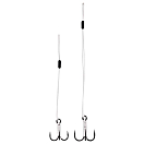 Купить Westin T58-038-115 Add-It Braided Stinger Связанные Крючки 105 mm Серебристый Silver / Black 4  7ft.ru в интернет магазине Семь Футов