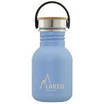 Laken BSB35AZ Basic 350ml Крышка из нержавеющей стали и бамбука Голубой Blue