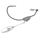 VMC 31VM7346BSM4/09 7346BS Swimbait Bladed 2 Pcs Крюк Серый  Black Nickel 9/0 