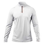 Zhik ATP-0080-M-WHT-MMM Футболка с длинным рукавом и полумолнией UVACTIVE™ tie-down strip Blanc M