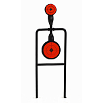 Mjoelner hunting 11119027379 2 вращающиеся мишени для винтовки с подставкой Gong Black / Orange  Hunt