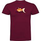 Купить Kruskis CA655003116K190 Футболка с коротким рукавом Flying Fish Красный Dark Red L 7ft.ru в интернет магазине Семь Футов