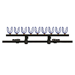 Colmic AP102 подставка для удилища подставка для удилища Fast Top Kit 9 Секции Black / Blue 71 cm