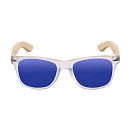 Купить Ocean sunglasses 50001.6 Деревянные солнцезащитные очки Beach White Transparent / Blue 7ft.ru в интернет магазине Семь Футов