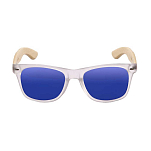 Ocean sunglasses 50001.6 Деревянные солнцезащитные очки Beach White Transparent / Blue