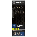 Matrix fishing GRR086 MXC-6 16 F1 Band 100 mm Лидер Серебристый Clear 0.145 mm 