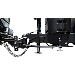 Blue ox 123-BXW1350 Track Pro Standard Сцепка фаркопа Черный Grey 1300 Lbs 