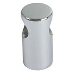 Foresti & suardi 2929739 Торцевая крышка опоры поручня Серебристый Silver 30 mm 