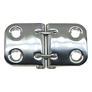 Купить Marine town 4949237 72x40x2 mm Петля из нержавеющей стали с упором Серебристый Silver 7ft.ru в интернет магазине Семь Футов