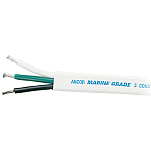 Ancor 639-131710 Marine Grade Плоский триплексный кабель из луженой меди 16/3 Белая 30.4 m