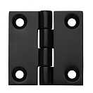 Петля из нержавеющей стали / квадратная / матовая черная / комплект из 2 шт. / Ширина: 50 мм