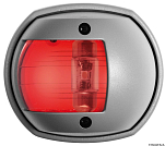Бортовой огонь светодиодный Sphera Design Compact 12 LED красный 112,5° 12 В 0,8 Вт 80 x 42 x 70 мм в сером корпусе для судов до 12 м, Osculati 11.448.61