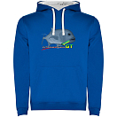 Купить Kruskis SU1067030501K044 Толстовка с капюшоном GT Extreme Fishing Two-Colour Голубой Royal Blue / White L 7ft.ru в интернет магазине Семь Футов