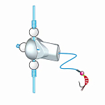 Stonfo S623/00 Dropper Протектор Против Запутывания Серебристый White
