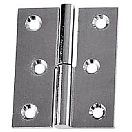 Купить Plastimo 400931 GAU Левая петля из хромированной латуни Silver 70 x 45 mm 7ft.ru в интернет магазине Семь Футов